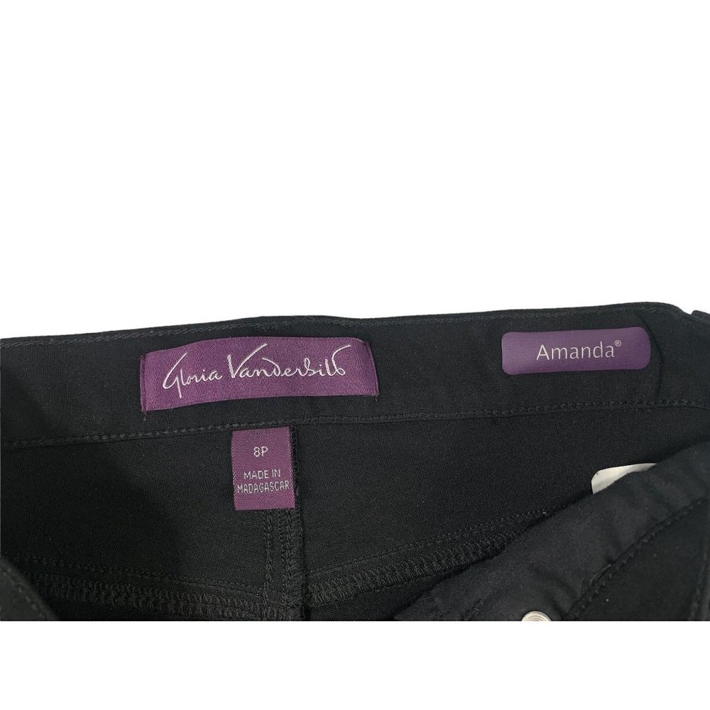 Gloria Vanderbilt Women's Amanda Black Pants - Picture 3 of 7